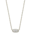 Grayson Crystal Silver Pendant Necklace