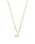 Initial J Gold Pendant Necklace