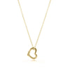 16&quot; Gold Necklace - Love Charm
