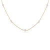 15&quot; Gold Simplicity Necklace - Pearl