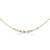 Gold Morse Code Necklace - Faith