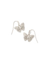Hadley Small Silver Butterfly Drop Earrings