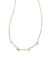 Kendra Scott "Mom" Silver Pendant Necklace