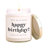 Happy Birthday Soy Candle - Vanilla Buttercream - 9 oz