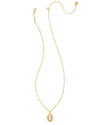Piper Pendant Necklace Gold White Howlite