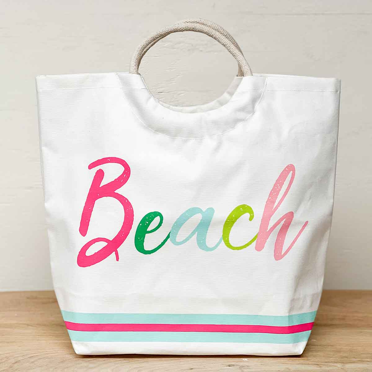 Beach Stripe Shore Tote