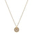 Danielle Raffia Delicate Disc Necklace in Natural