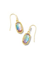 Lee Drop Earrings Gold Yellow Watercolor Illusion