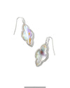Abbie Drop Earrings In Silver Iridescent Abalone