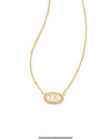 Elisa Texas Gold Mother of Pearl Necklace