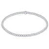 Classic Sterling Silver 2.5 mm Beaded Bracelet - Extended Size